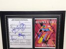 Rolling Stones Hand Signed/Autographed Songsheet with Photo & COA