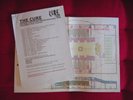 THE CURE 2016 CONCERT TOUR LIVRET LIVE TECH