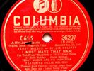 Teddy Wilson Orch (vcl Billy Holiday): I Must Have That Man / Foolin' Myself(78)
