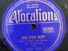 Vocalion 05489 BUKKA WHITE  High Fever Blues  E+  78 rpm  Super
