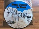 DEEP PURPLE- 'IN ROCK' - EMI / HARVEST Records- PICTURE DISC + JOHN LORD POSTER
