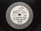 RARE 60 rpm ‘HIS MASTER’S VOICE ALL-WAVE PUBLICITY RECORD’ AL BOWLLY ETC.