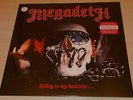 MEGADETH-KILLING IS MY BUSINESS-2014 LP WHITE VINYL-LIMITED TO 100-NEW & SEALED