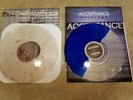 Acceptance Vinyl - Self Titled and Black Lines - First Press blue/clear split