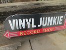 Vinyl Junkie Record Shop 45 RPM Display Item Rock  Rolling Stones Guitar Pick