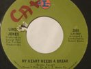 LINDA JONES My Heart Needs A Break/The Things I've Been Through 45 Loma hear