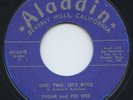 Hear- Rare Black Rocker 45- Sugar and Pee Wee- One, Two, Let's Rock- Aladdin