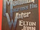 ELTON JOHN MADMAN ACROSS THE WATER LP '71 ORIGINAL BOOKLET GREAT COND  VG+/VG C