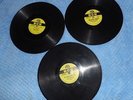 3 VINTAGE HANK WILLIAMS SR 78 RECORDS RAMBLIN MAN COLD COLD HEART DEAR JOHN