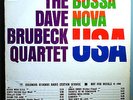 DAVE BRUBECK BOSSA NOVA USA RARE ORIG '63 MONO WHITE LABEL PROMO LP w/TIME STRIP