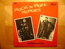 UK ROCKSTAR LP RECORD/ROCK N ROLL HEROES/GENE VINCENT/EDDIE COCHRAN/ EX VINYL