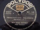 EMMA BOYNET transcriptions italiennes / POLYDOR