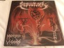 SEPULTURA Morbid Visions LP ORIGINAL FIRST PRESS COGUMELO SARCOFAGO w/Intro E/NM