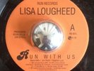 LISA LOUGHEED rare Run With Us funk soul Canada Racoons EX 45 LISTEN