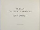 KEITH JARRETT BACH GOLDBERG VARIATIONS 1989 ECM NEW SERIES ECM 1395 NM