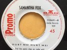 SAMANTHA FOX hurt me, hurt me  ONE SIDED PROMO COSTA RICA PRESS