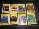 THE BEATLES GLOBAL COVERS OF FAMOUS UK RELEASES TRADING CARDS SET OF 8 CARDS