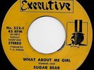 Sugar Bear & The Sensations 45RPM What About Me Girl Rare TX Sweet Soul