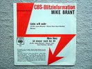 Single / MIKE BRANT / CHANSON 1970  / DE PRESS / RARITÄT /  MUSTERPRESSUNG /
