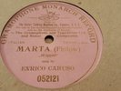 ENRICO CARUSO FLOTOW MARTA M'APPARI GRAMOPHONE MONARCH RECORD 052121