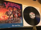 Vendetta - Go And Live ... Stay And Die vinyl LP record thrash metal 1987