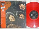 BEATLES RUBBER SOUL ODEON EAS-70135 Japan OBI Mono Clear Red Vinyl LP