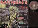 LP IRON MAIDEN KILLERS 1981 ITALY + ORIGINAL BLACK INNER SLEEVE W/CATALOG NUMBER