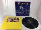 MEGADETH *RUST IN PEACE* VERY RARE 1990 FIRST PRESS LP + INNER