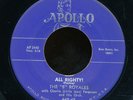 45tk-R&B vocal group -APOLLO 449-5 Royales