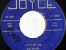 HEAR doo wop 45 GAYTUNES You Left Me, I Love You JOYCE 101 original