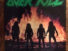 1985 Over Kill LP 'Feel The Fire' On Megaforce W/Orig. Inner Sleeve