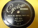 Mae West 78 rpm 
