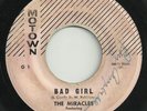 1959  ORIGINAL-NORTHERN SOUL-MOTOWN G1 / G2-THE MIRACLES-BAD GIRL-45