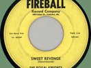ROYAL KNIGHTS Sweet Revenge / Yes It's Me 45rpm Fireball 1965 Maine surf instro