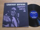 Lightnin' Hopkins - Lightnin' and Co. LP Rare Bluesville DG Mono Original RVG