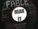 Frantic Female Rocker 45 ROBERTA MAY Ask For Herman /I Belong To You FABLE hear