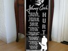 JOHNNY CASH HURT PROMOTIONAL POSTER LYRIC SHEET,SAN QUENTIN,COUNTRY,RING OF FIRE