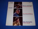 JACQUELINE DU PRE Elgar Cello Concerto / Sea Pictures BARBIROLI UK  HMV LP EX/EX