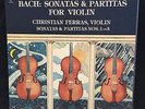 CHRISTIAN FERRAS violin - BACH Sonatas & Partitas - SINE QUA NON 3LP BOX - RARE