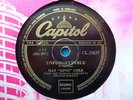 NAT KING COLE - Unforgettable / Because Of Rain 78 rpm disc (A+)