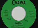 Sweet/Crossover Soul 45 - Soul Attractions - I Forgot - Chawa - VG+ mp3