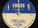 HEAR  R&R 78 CHUCK BERRY Thirty Days CHESS 1610