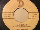 TONY DOUGLAS Geronimo/End Of The Evening 45 D Texas hillbilly rockabilly hear