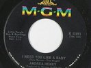Northern Soul 45 - Andrea Henry - I Need You Like A Baby - MGM - VG++ mp3