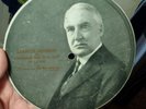 rare 1919 TALKiNG BOOK Corporation 78 rpm picture disc Sen. WARREN G. HARDING