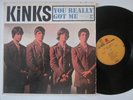KINKS - FIRST ALBUM with YOU REALLY GOT ME - STAMPA CARTONATA USA - LP VINILE