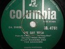India Cliff Richard The Shadows 78 Rpm Made In India Record No DB.4761 Sn365
