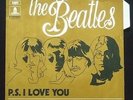 THE BEATLES 45 P.S. I Love You 1972 French Flash Back Serie