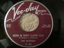THE SPANIELS DOO WOP 45 ON VEE JAY 290
