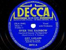 JUDY GARLAND on E+ 1939 Decca 2672 - OVER the RAINBOW / The JITTERBUG